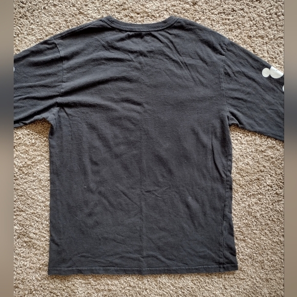 Disney Mickey Mouse Black Long Sleeve T-shirt Large - Picture 7 of 9